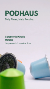 Ceremonial Grade Matcha Pods (Nespresso® Original Compatible)