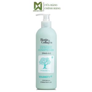 Dầu xả ngăn gàu Biotin Collagen Voudioty xanh dương 500ML