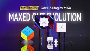 GAN16 Maglev Max ลูกบิดแม่เหล็ก 3x3 สปีดคิวบ์ Professional เคลือบรังสียูวี เกมพัฒนาสมองเด็ก ของเล่นฝึกความเร็ว