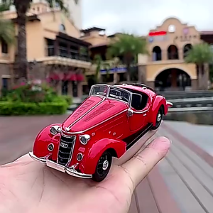 Mô Hình Đồ Chơi Xe Ô Tô Audi Rover W25K Cổ Điển. Tỉ lệ 1:32 bằng hợp kim. Có bánh đà