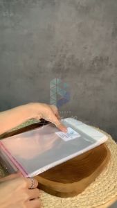 Plastik Display 14x20 Cm isi 100 lembar / Plastik Perlize / Plastik OPP Gantung untuk Kemasan Aksesoris & Snack