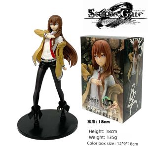 Bandai | 21cm In Stock Steins Gate - Makase Hongri (Anime Version) Figure Action Figure PVC Collect Model Figure Display Anime Ornament