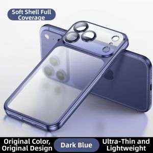 HANNUO | Ultra Thin Anti-scratch Case with Full Lens Protection for iPhone 17 Pro Max