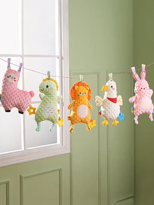 CuddleCove Baby Comforter Towel Plush Teether Soft Toy Mainan Bayi Newborn Soothing Sleep Snuggle Gift