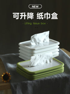 Foldable Silicone Tissue Box Accordion Style Table Napkin Holder Creative Restaurant Home Use Simple Design Viral Internet