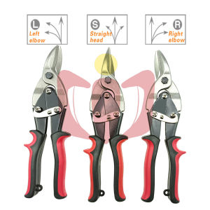 25CM/10 Tin Sheet Metal Snip Aviation Scissor Iron Plate Cut Shear Household Tool Industrial Industry Work