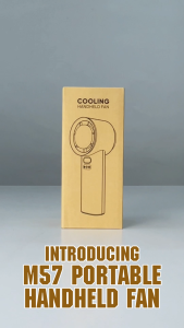 [New Arrival] Portable Handheld Fan M57 with 100 Speed Fast Cooling Strong Wind 3600mAh Battery & 3h Battery Life 冰感冷风扇