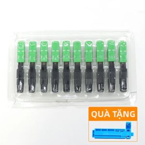 BYXGD SC APC Đầu Nối Nhanh Bằng Sợi Quang Được Nhúng Sẵn Mức Tổn Thất Thấp ≤03dB Cấp Độ Mang Tải Không Có Máy Hàn Sợi Quang Cho Cáp 2 * 3 Butterfly