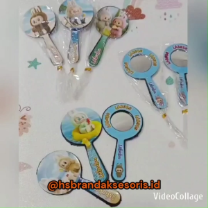 KACA GAGANG SOUVENIR / CERMIN GAGANG LABUBU / SOUVENIR KACA GAGANG / KACA PENGANG TANGAN / KACA LUCU / SVK7575