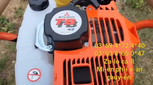 May khoan đất trồng cây máy đào hố 18kw Misubitshi TB43