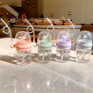 Botol Minum Anak Air Mancur Motif Paus Tumblr Minum Sekolah Lucu Dengan Sedotan Tempat MinumTumbler Anak