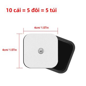 Miếng Dán Điện Cực TENS 35mm Đa Năng Dùng Cho Máy Kích Thích Cơ EMS Miếng Dán Massage Liệu Pháp Thư Giãn Cơ Thể