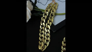 Rubvrenti Cat Necklace Thick Pet Gold Chain Plated Plastic Adjustable Dog Collar Rantai Kucing