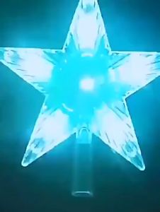 METECH Christmas Tree PLUG-IN Lights Top Five-pointed Star LED Lights /Fairy Lights Home Decoration