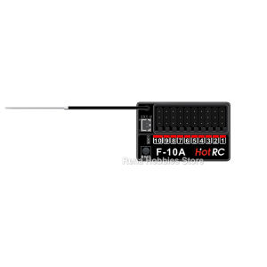 HOTRC 2.4Ghz 6CH 8CH 10CH F-06A F-08A F-01A F-10A Optional Gyro Receiver for Hot RC DS600 CT-6A CT-8A CT-10B HT-10A Transmitter