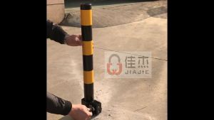 New Car Bollard Safety Post Lock Spring Parking Barrier Fold Down Vehicle Security [T&W Hardware]
