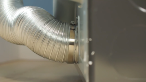 4/6/8 Inch Semi Rigid Dryer Vent Hose 9.84 FT Class 0 Fireproof Aluminum Duct Flexible Vent Pipe for 90° Bend Tight Space Installation