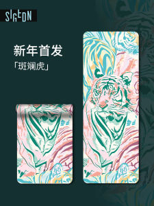 Thickened Natural Rubber Yoga Mat Anti-Slip Fitness PU Mat for Women Home Gym Sports SIGEDN Yoga Pad Cartoon Pattern