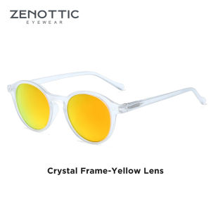 ZENOTTIC (S Size) Retro Circular Polarized Sunglasses 2024 Men Women Vintage Small Round Sun Glasses UV400 Goggles Shades