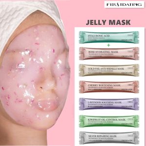 Moisturizing Salon SPA Soft Hydro Jelly Mask Powder Face Skin Care Whitening Rose Collagen Peel Off DIY Rubber Facial Jellymask