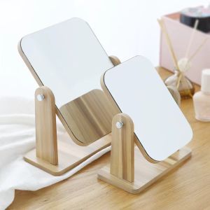 COD KACA CERMIN RIAS KAYU ADJUSTABLE PREMIUM / CERMIN AESTHETIC / CERMIN FOLDABLE MODEL KOREA