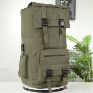 120L Tas Ransel Backpack Urban Laptop Backpack Rucksuck Besar Hiking Gunung Pria Punggung Kanvas Outdoor Murah Tempur