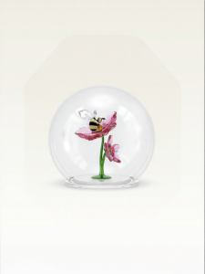 Swarovski | Bee and Flower Glass Ball Ornament