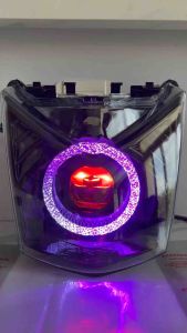Lampu depan Honda BeAt Fi 2012-2014 billed biled Matrix RGB Ring BULAT