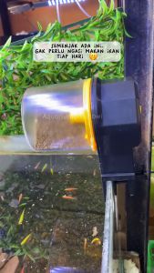 COD TaffHOME Mesin Pemberi Pakan Makanan Ikan Aquarium Otomatis bisa di setting waktu  Food Timer