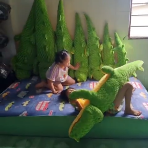 đồ chơi  Gấu Bông Cá Sấu Khổng lồ Siêu Mềm 65cm – 145cm | Ôm Ngủ Cực Đã Nhìn Là Muốn “Bế Về Nuôi” 🐊💚