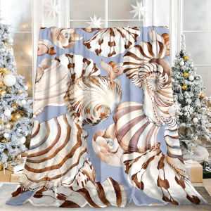 Beast Kingdom | Watercolor Mushroom Forest Toadstool Flannel Blanket Soft Fuzzy Plush Cozy Warm Throw for Sofa Bed Couch Home Decor