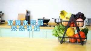 Rak Susun Dapur Serbaguna & Keranjang Buah Aesthetic