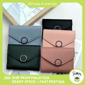 DROPASSIST 1979 Women Mini Tri-fold Wallet Card Organizer Small Clutch Bag Coin Purse Dompet Pendek Stylish