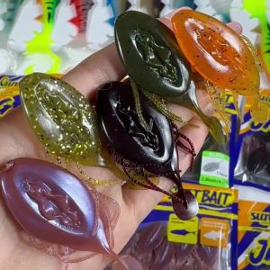 Sunlure 12/18 Chiếc Mồi Câu Cá Bass 6 Màu Silicon Wobblers Hình Nòng Nọc Mềm Swimbaits Đuôi Dẹt Mồi Nhân Tạo Cho Đại Dương Sông Hồ