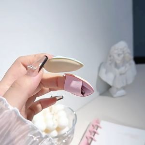 พัฟฟองน้ําขนาดมินิ พัฟฟองน้ําแต่งหน้า ขนาดเล็ก พัฟแต่งหน้า สําหรับลงรองพื้นคอนซีลเลอร์ สวมนิ้ว สํ พัฟฟองน้ํา คละสี เกลี่ยง่าย นิ่มใช้ดี