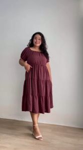 Zania Dress Dress Wanita Jumbo Oversize Bigsize