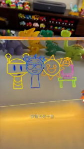 Childrens Erasable DIY Luminous Drawing Board Graffiti Writing Erasable Fluorescent Home Use Kids Drawing Board Non-Toxic Material