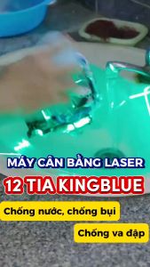 Máy cân bằng laser 12 tia siêu sáng KingBlue KB-12XV cao cấp có chống nước chống rơi vỡ va đập độ chính xác cao - Kèm 2 pin dung lượng lớn và điều khiển - Điện máy Việt Nhật