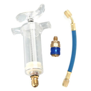 Kim phun nhiên liệu xe máy Dung dịch nhuộm dầu cho kim phun kèm bộ chuyển đổi kết nối nhanh 1/4 SAE 1Oz để kiểm tra hệ thống nhiên liệu