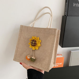 แฟชั่นกัญชากระเป๋าถือผู้หญิงฤดูร้อน 2023 สไตล์ใหม่สบายๆซิปปิดพืชลายใบไม้รูปแบบกระเป๋าสะพายขนาดเล็ก