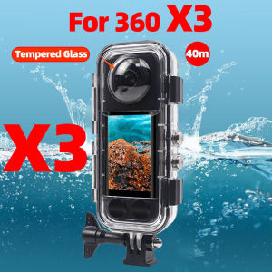 Waterproof Case For 360 X3 Dive Case 50m Housings Underwater Protection Box ONE X3 Panoramic Camera Accessories