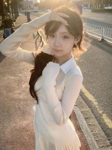 Sweet Preppy Style Womens Knitted Short Top High Waist Mini Skirt Set Autumn 2025 Fashion Ensemble High Elasticity Universal Fit