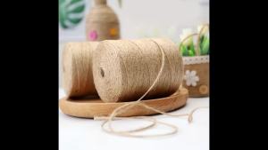 400 Mét Dây Thừng Tự Nhiên Từ Sợi Sisal Và Gai Dầu Màu Nâu Nhạt Tết Bện Dùng Làm Cột Cào Móng Cho Mèo Gói Quà Và Trang Trí Nhà Cửa.