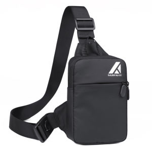 Men Shoulder Bag Waterproof Shoulder Bag Minimalist All-Match Small Mobile Phone Bag Fashion Chest Bag Cycling Mini Small Mens Bag Bag