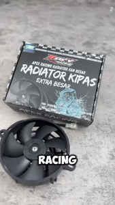 12V Radiator Cooling Fan 5.5 Inch RADIATOR KIPAS BESAR Motocross Engine Oil Cooler Racing Coolant Big Fan for Y15ZR Y16 LC135 RS150 SYM VF3i 185