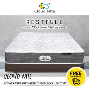 Cloud Nite - Restfull 10inch High Density Foam+Knitted Fabric
