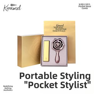 KRRAMEL | Rose Hollow Scalp Massaging Comb