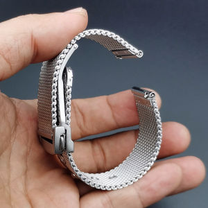 Dây Đeo Bằng Lưới Thép Không Gỉ Cho Đồng Hồ Omega Seamaster 300 007 Chiều Rộng 20mm/22mm Phụ Kiện Kinh Doanh Sang Trọng Có Khóa