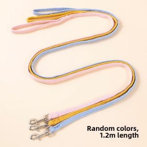 Striped Bite-Proof Anti-Escape Dog Chest Harness Leash