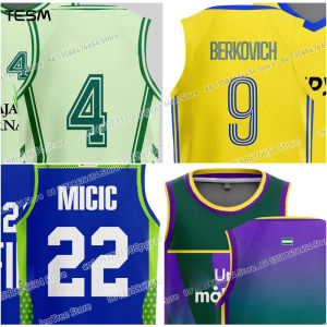 TESM Summer Men Sports Vest Childrens Parent-Child Team Sweatshirt Breathable Printed Vest Top For Sports Running Dancin